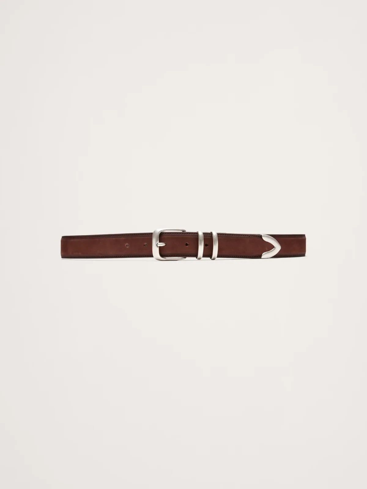 Western Nubuck Leather Belt by Banana Republic