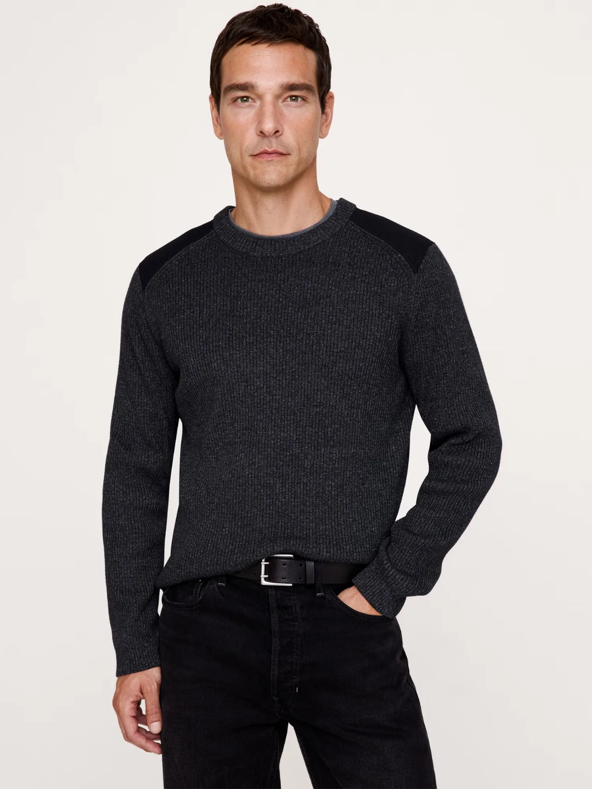 Slim Cotton Utility Sweater by Banana Republic
