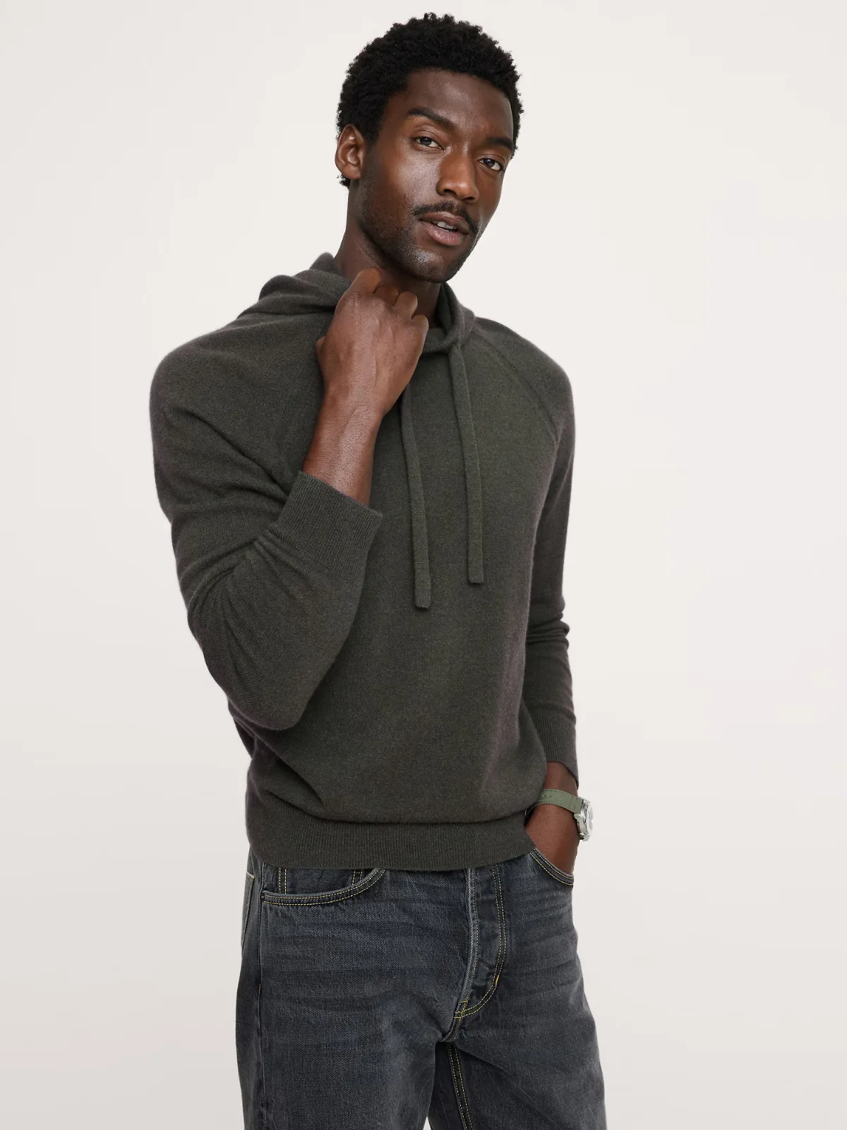 Cashmere Sweater Hoodie by Banana Republic