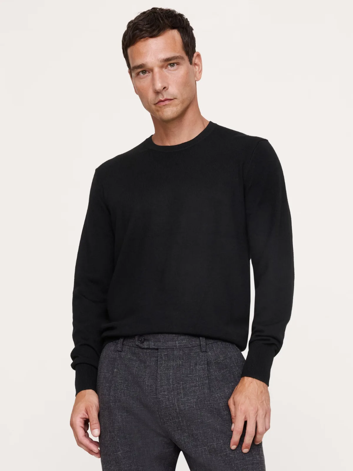 Merino Crew Sweater-Neck Sweater by Banana Republic