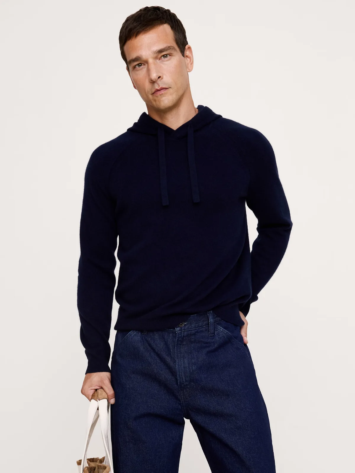 Cashmere Sweater Hoodie by Banana Republic