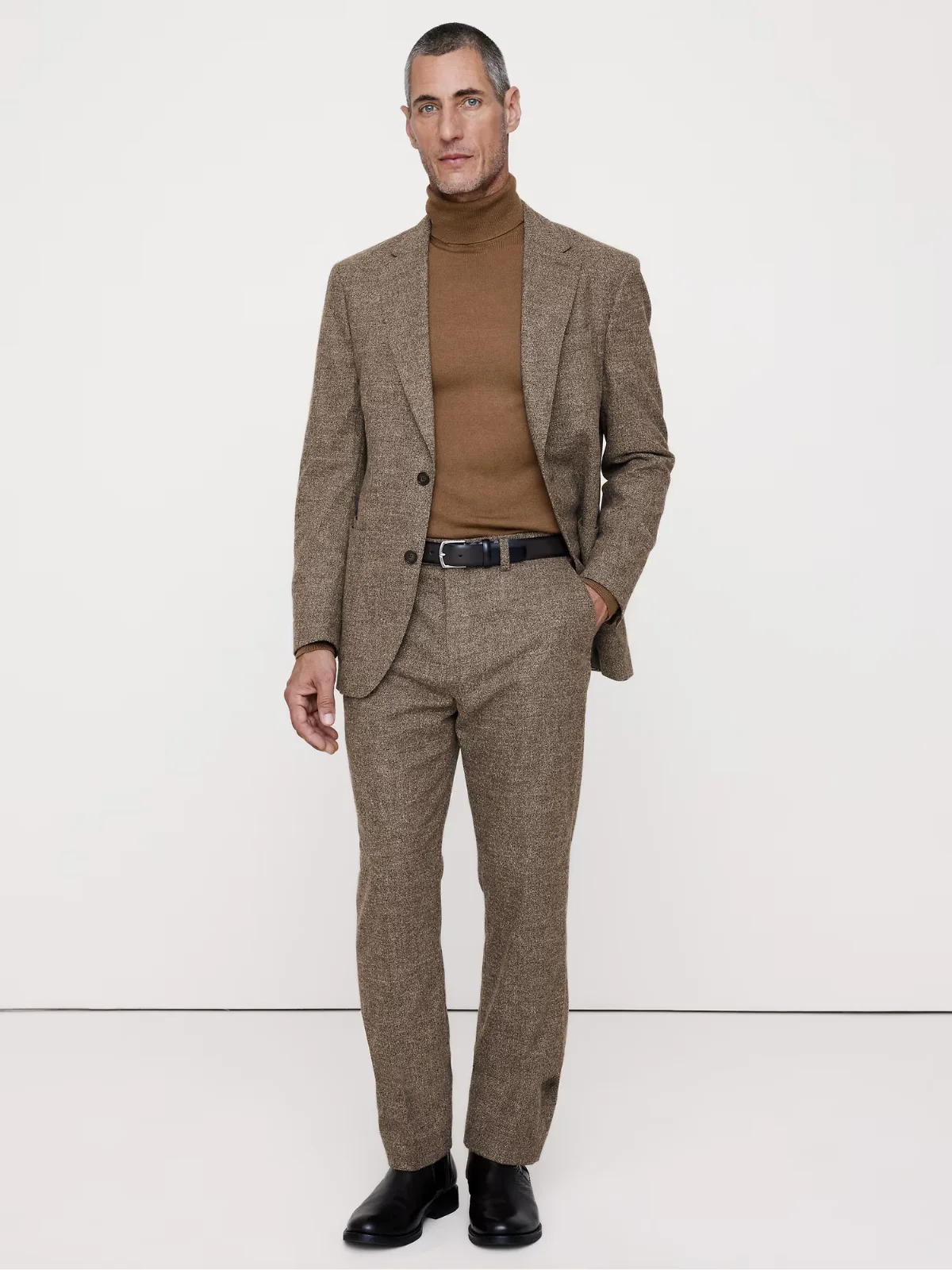 Straight Flannel Suit Pant by Banana Republic