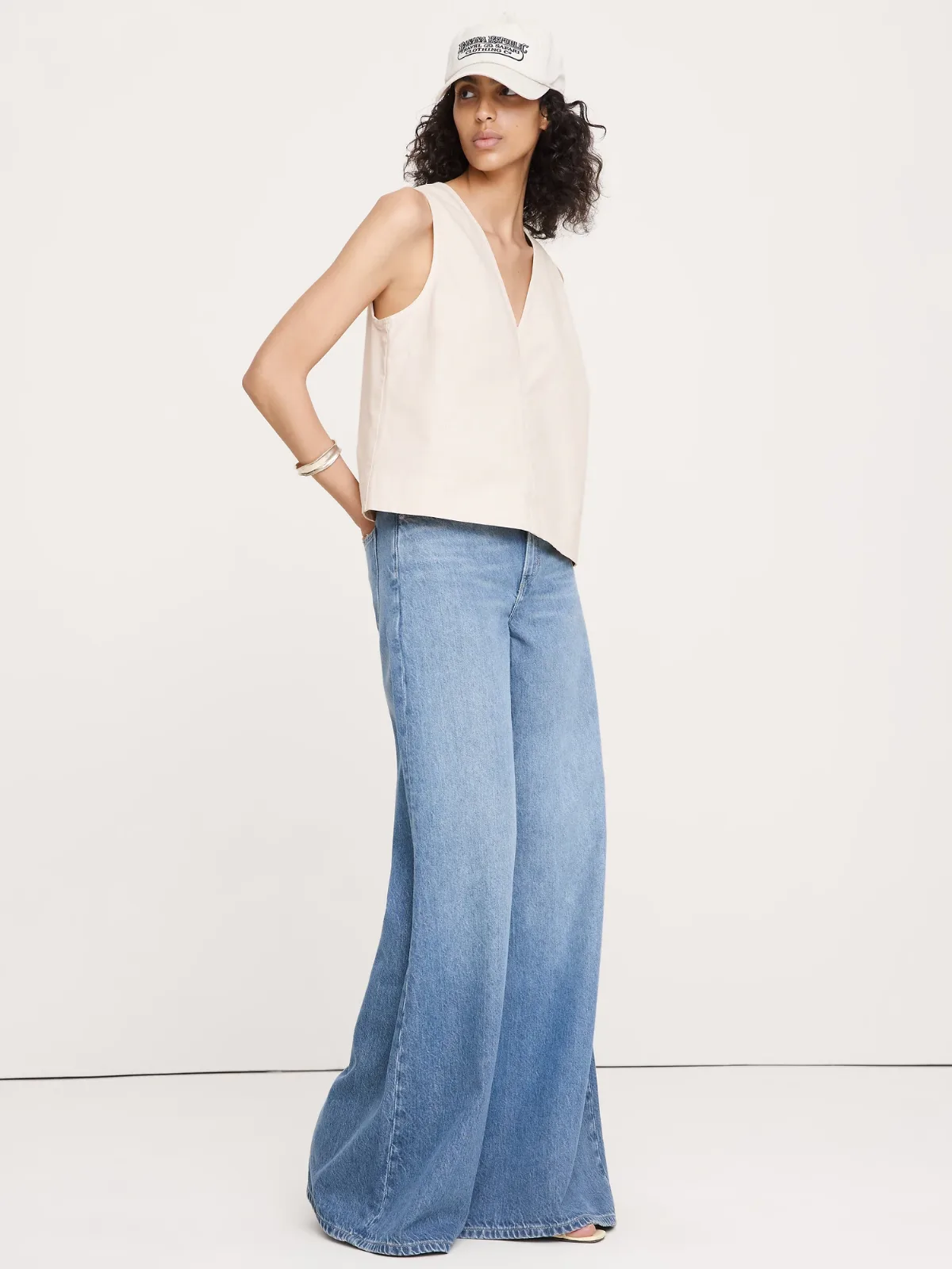 Cotton Canvas Tank by Banana Republic