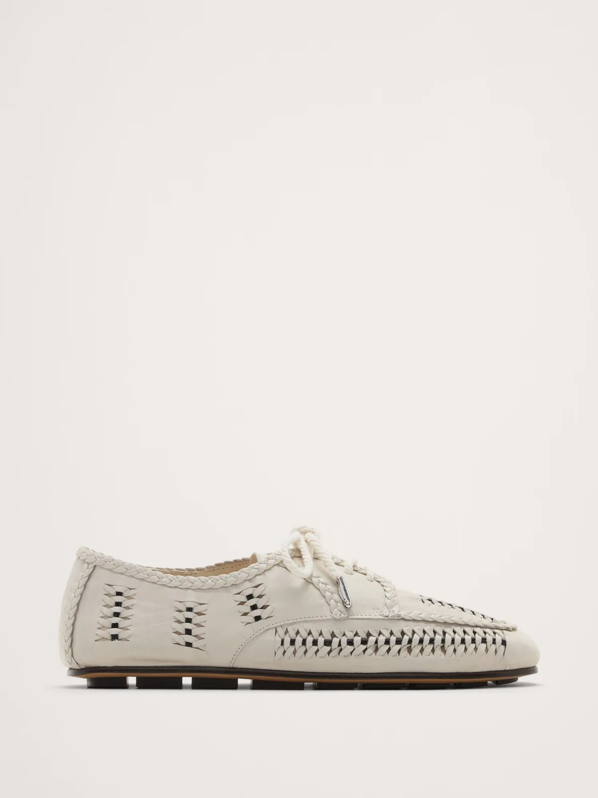 Mahira Leather Flats by Freda Salvador by Banana Republic