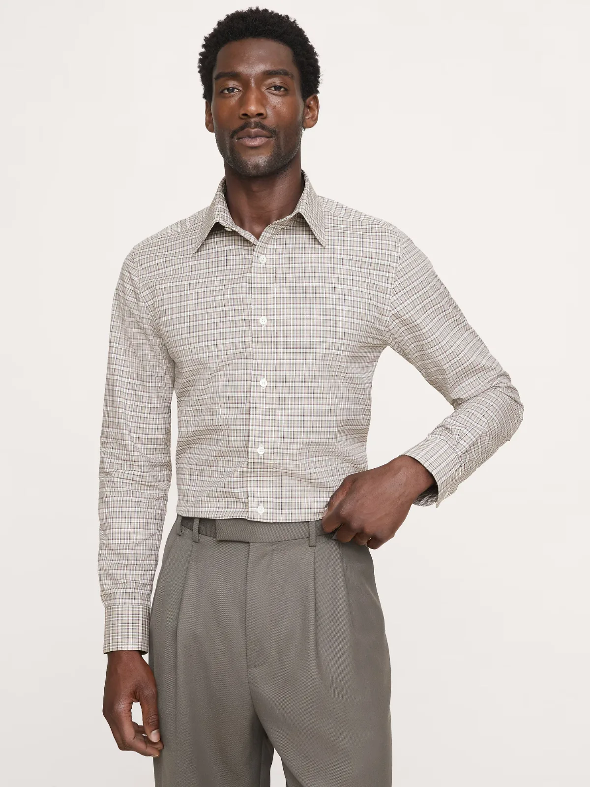 Slim-Fit Wrinkle-Resistant Dress Shirt by Banana Republic