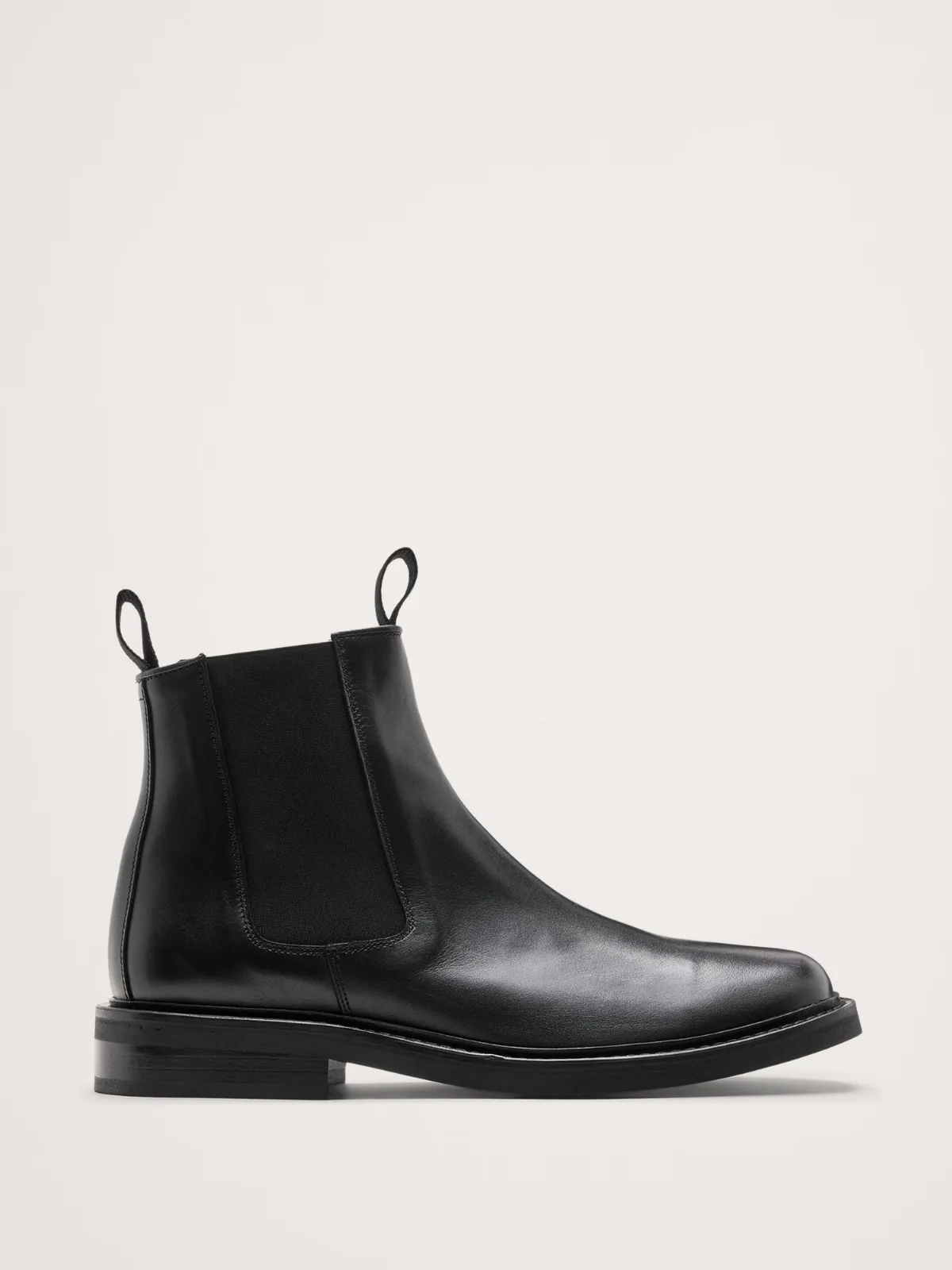 Italian Leather Square-Toe Chelsea Boot by Banana Republic