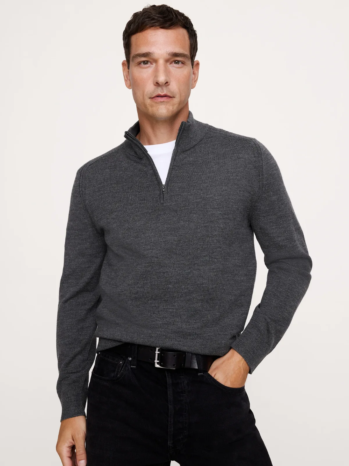 Merino Half-Zip Sweater