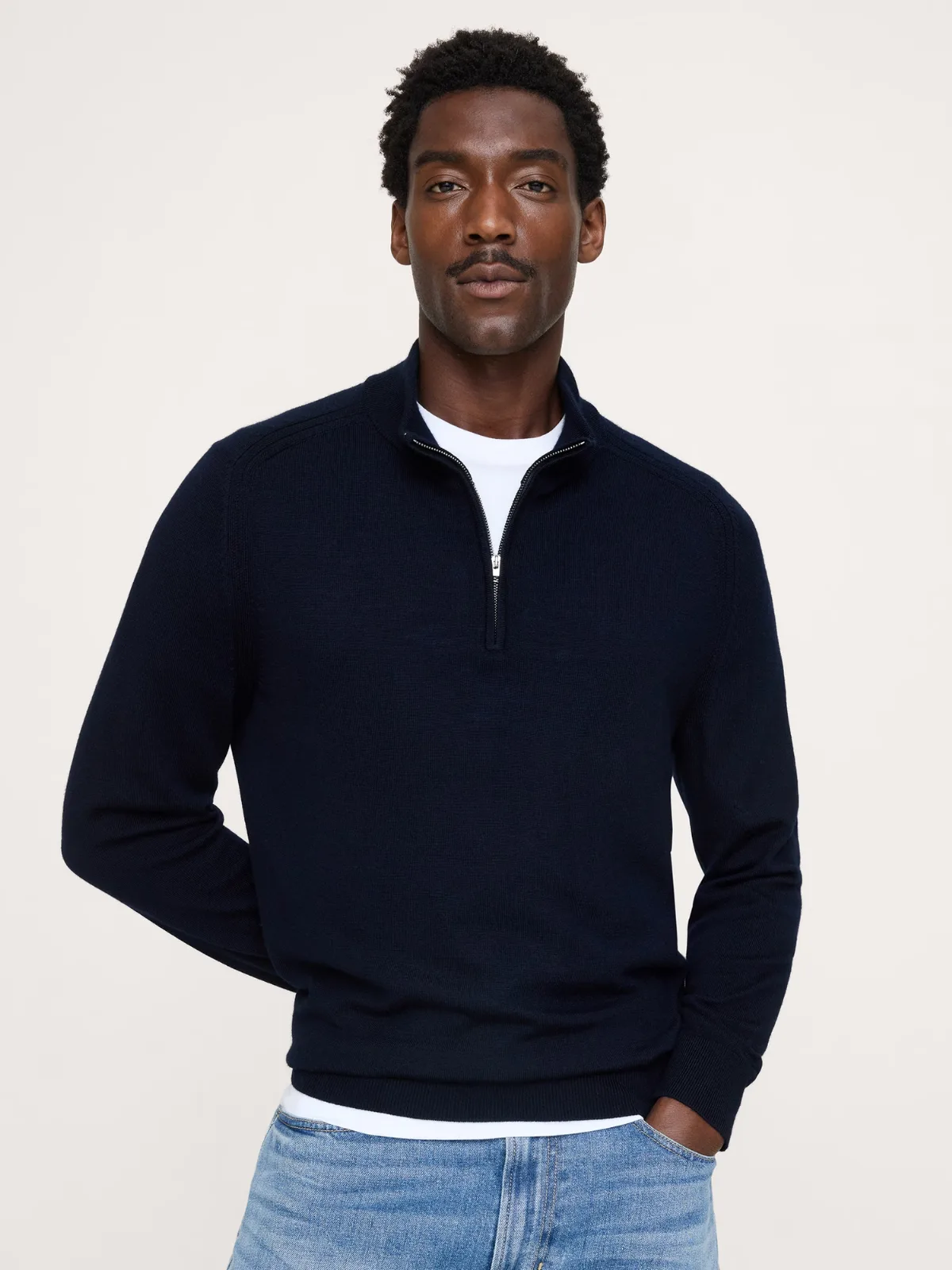 Merino Half-Zip Sweater