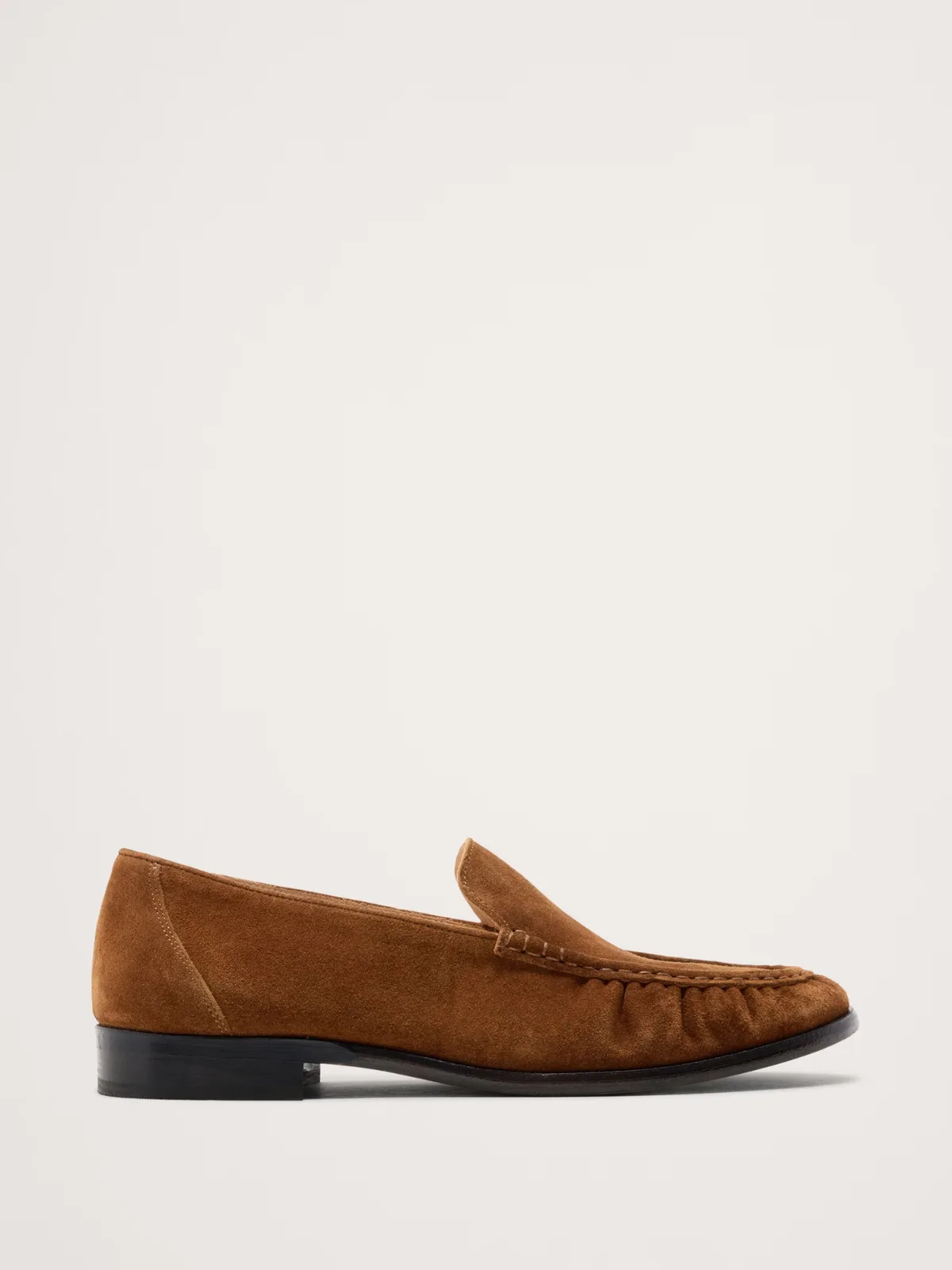 Suede Moc-Toe Loafer by Banana Republic