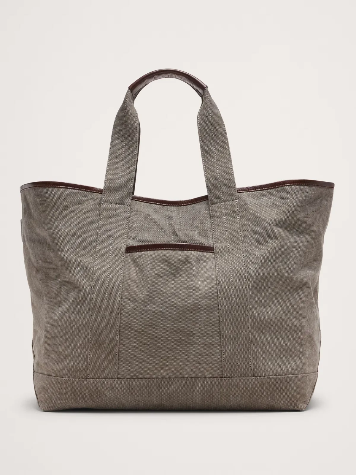 Canvas & Suede Weekend Tote by Banana Republic