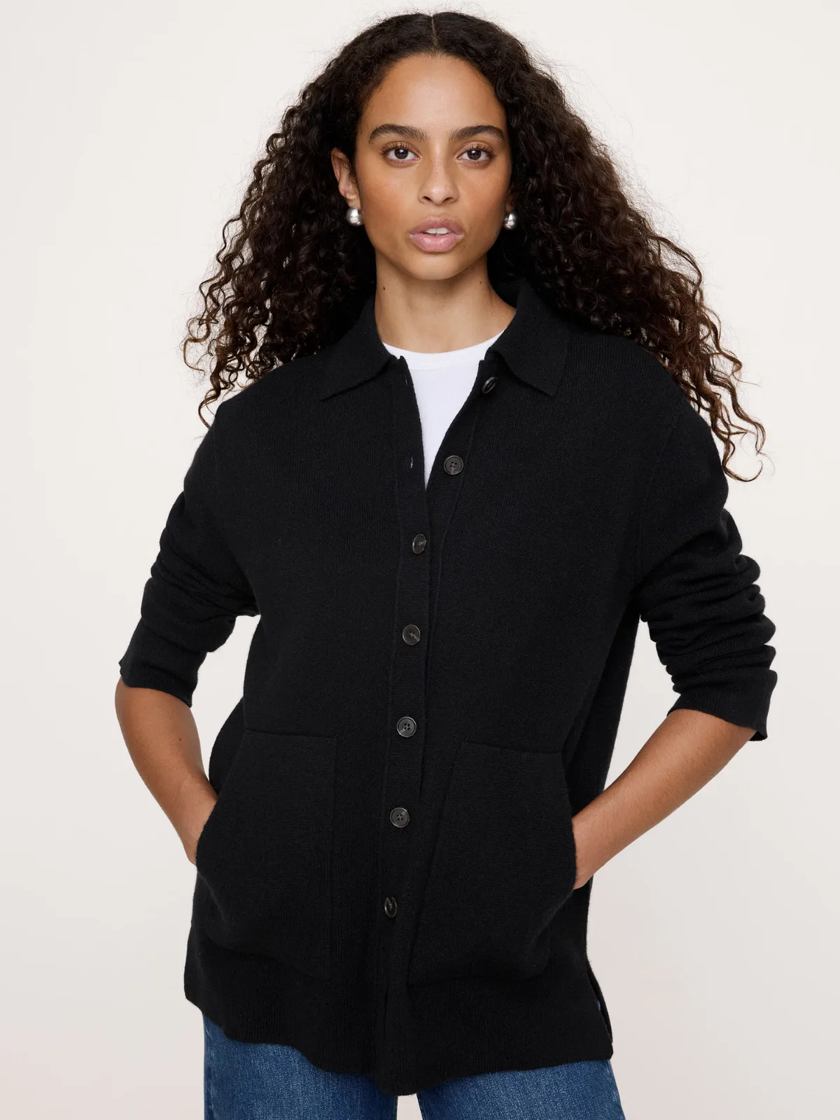 Cashmere Shirt Jacket by Banana Republic