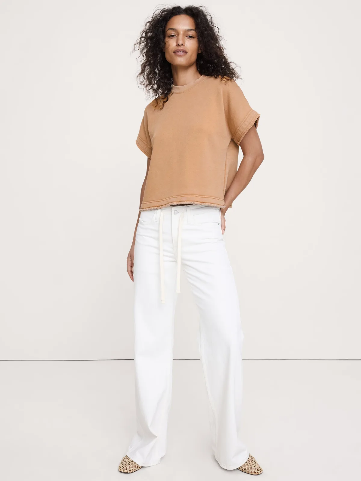 Terry Sweatshirt Tee by Banana Republic