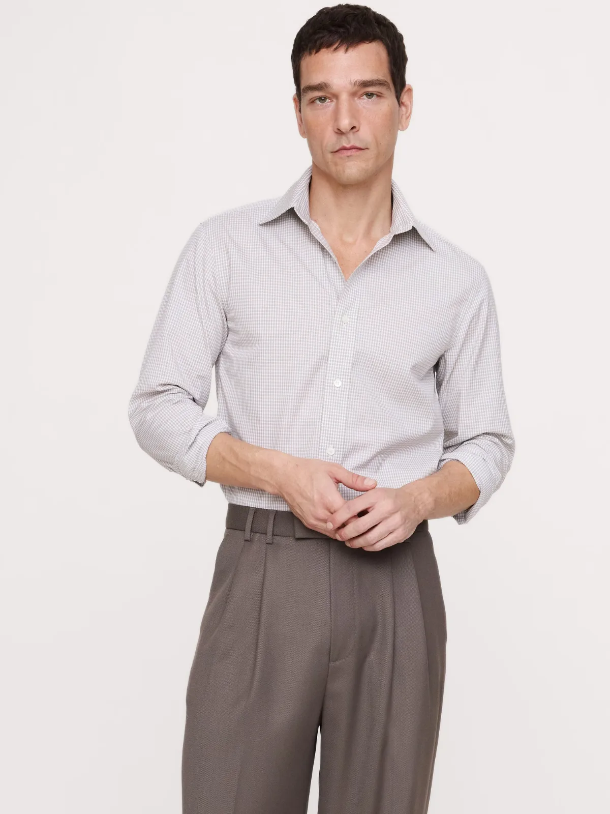 Slim-Fit Wrinkle-Resistant Dress Shirt by Banana Republic
