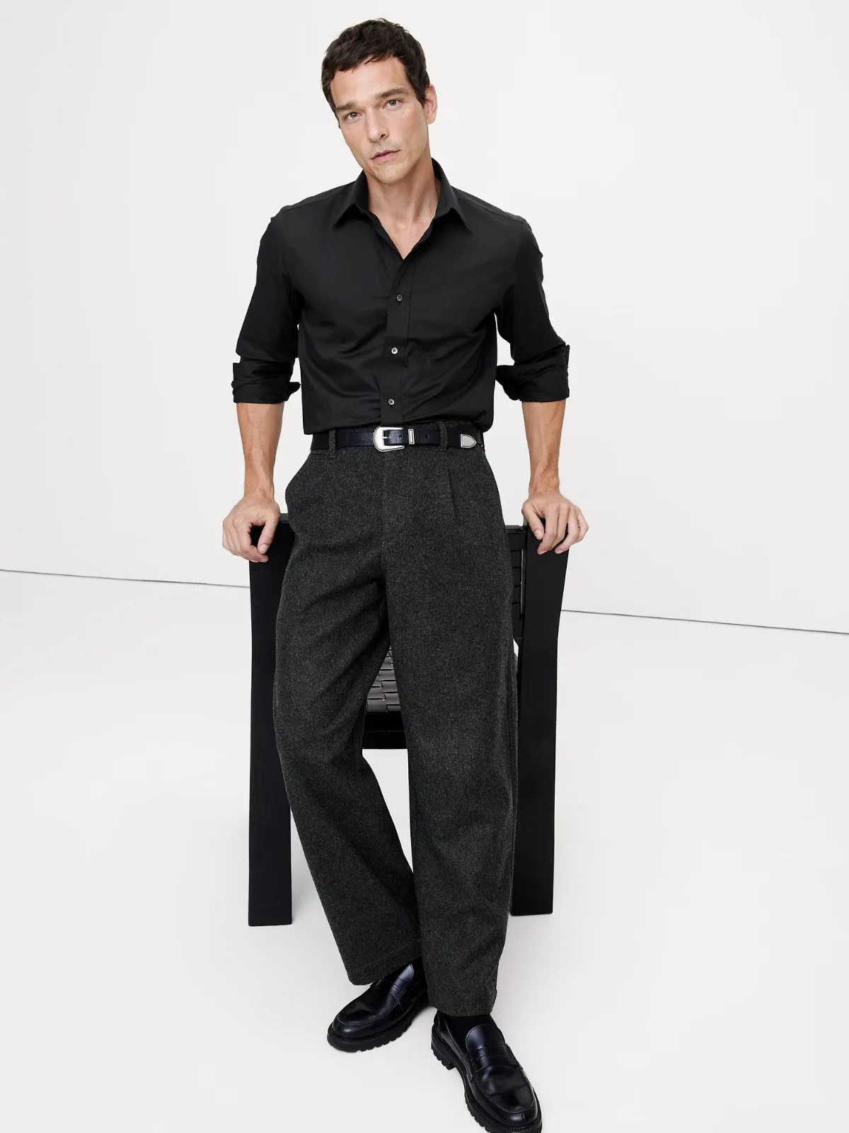 Slim-Fit Wrinkle-Resistant Dress Shirt by Banana Republic