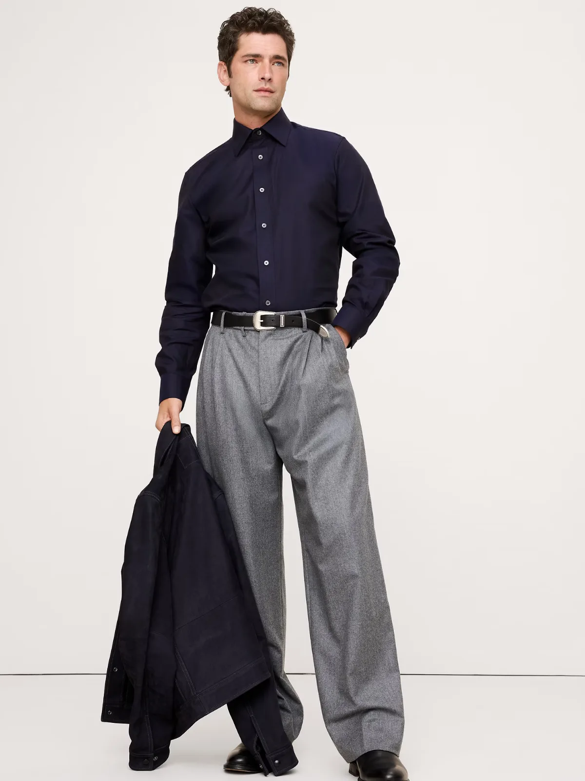 Slim-Fit Wrinkle-Resistant Dress Shirt by Banana Republic