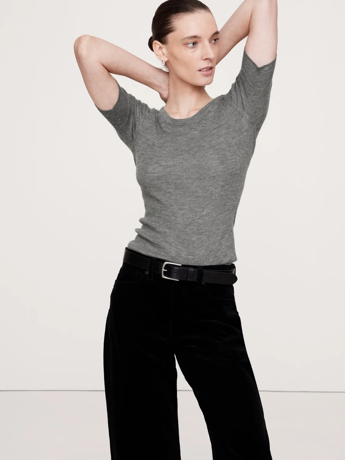 Featherweight Cashmere Scoop-Neck Sweater by Banana Republic