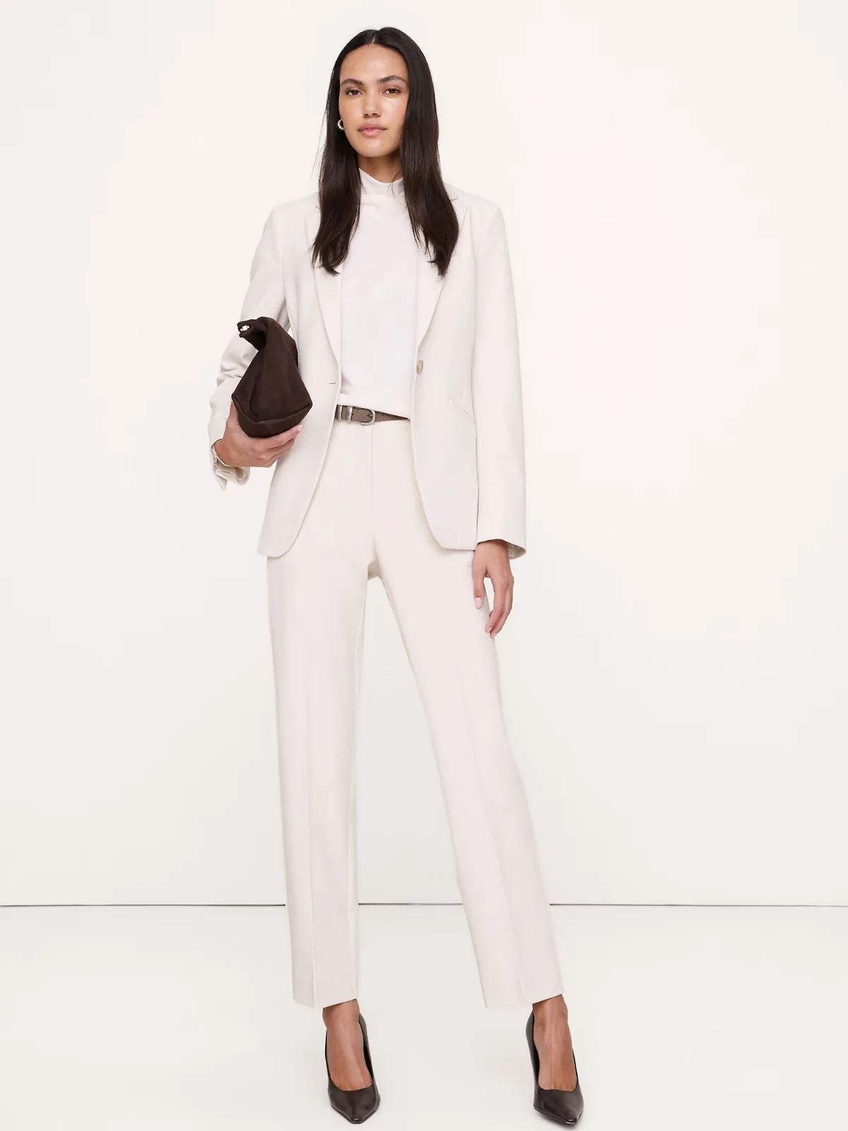 Ultra High-Rise Modern Slim City Stretch Ankle Pant