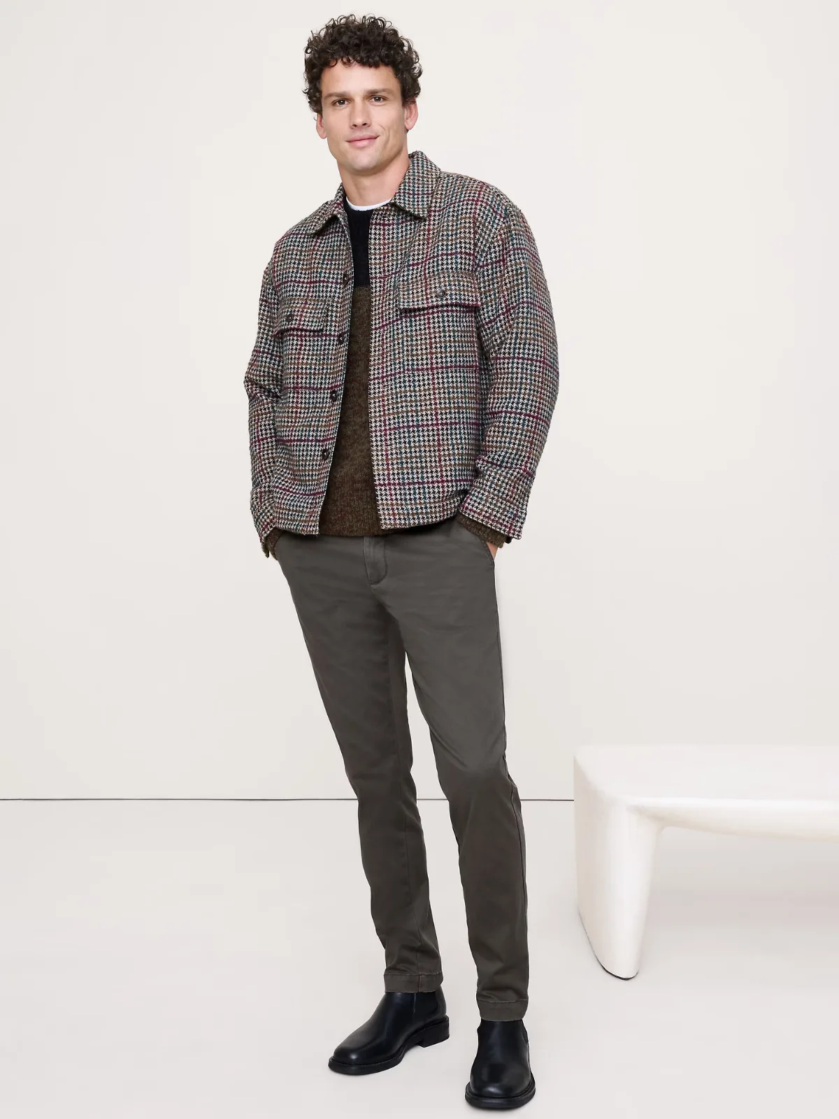 Slim Lived-In Chino Pant by Banana Republic