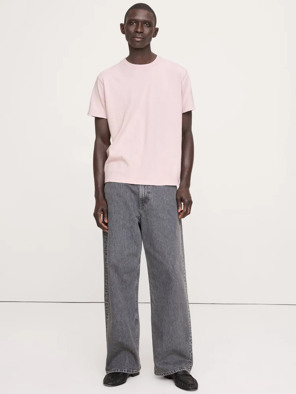 Midweight Cotton Slub Crew-Neck T-Shirt