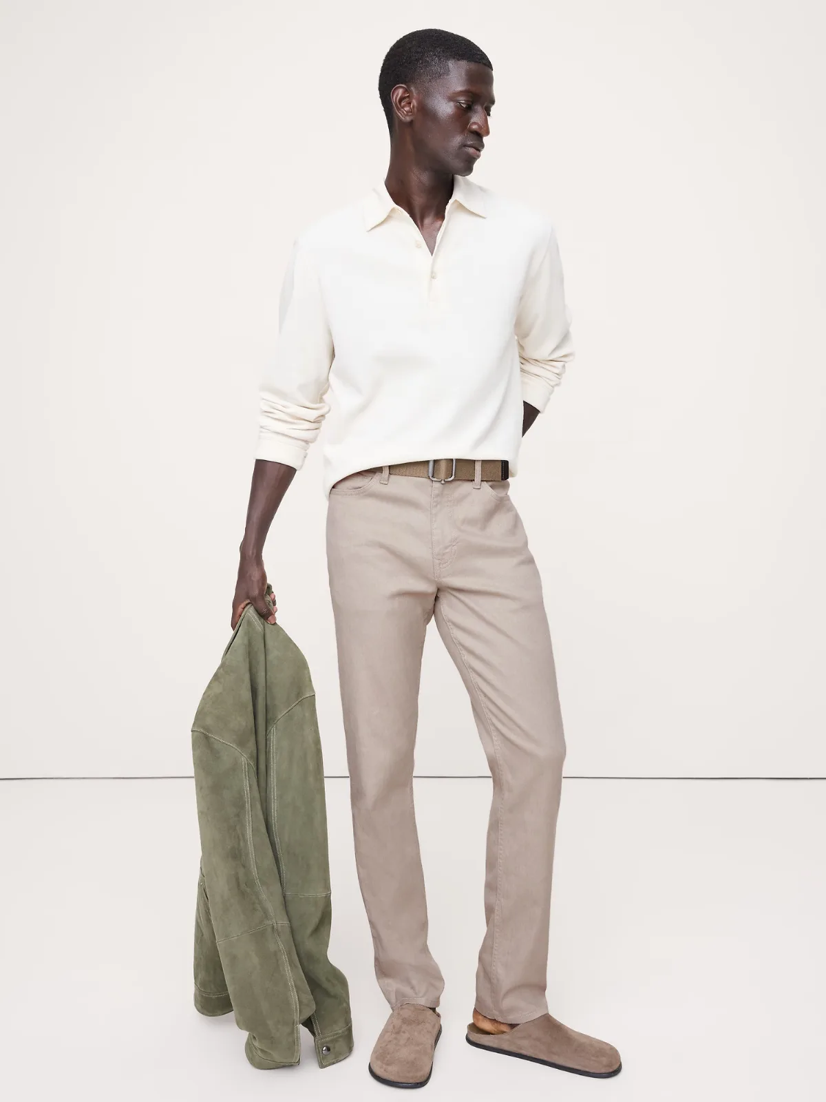Slim Linen-Cotton Traveler Pant by Banana Republic