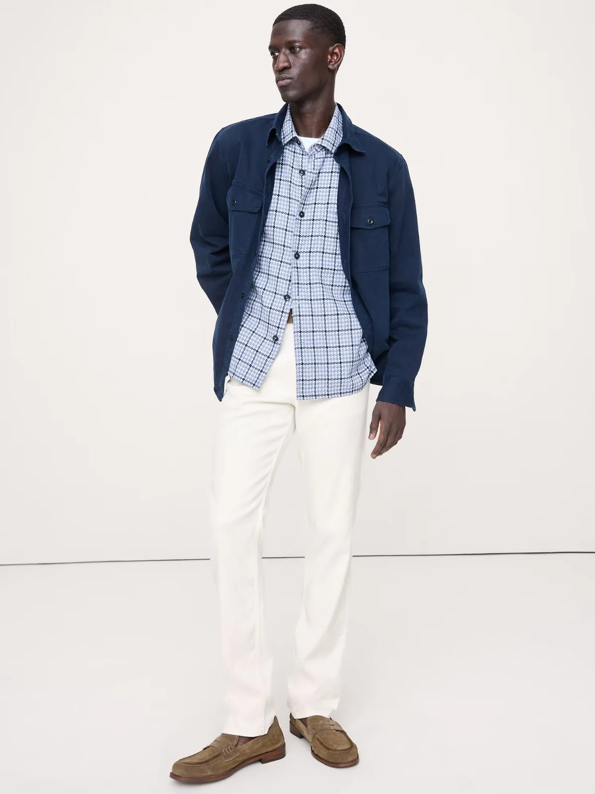 Slim Linen-Cotton Traveler Pant by Banana Republic