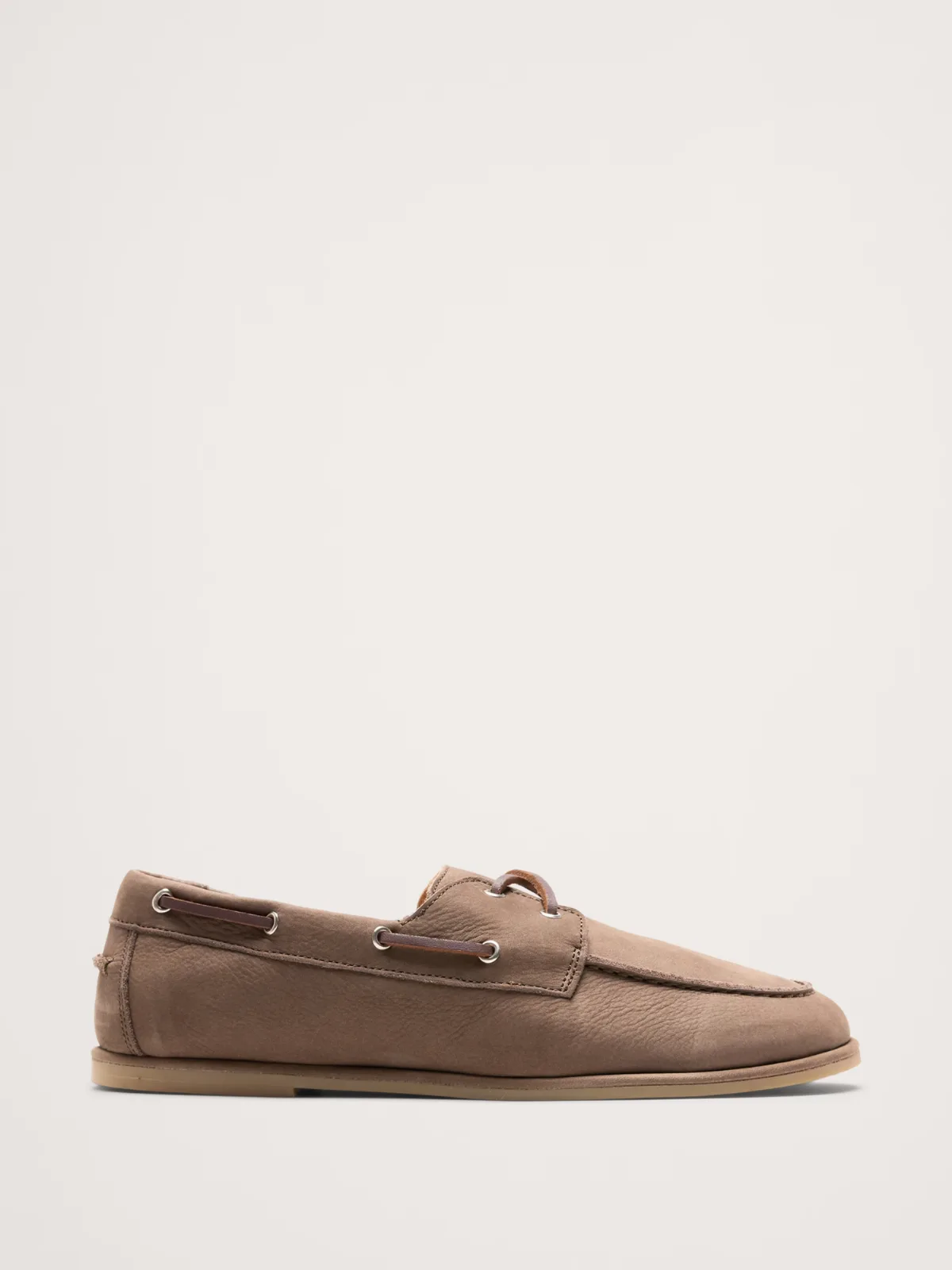 Italian Nubuck Leather Boat Shoe by Banana Republic