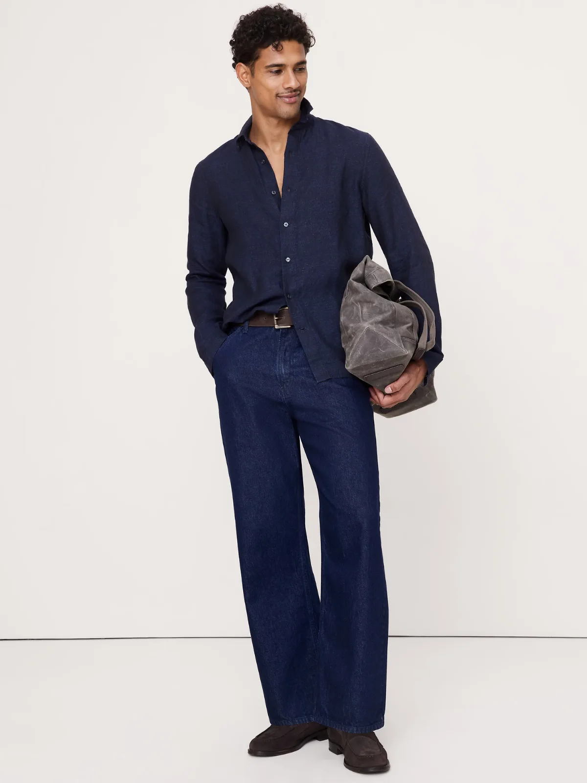 Standard-Fit Linen Shirt by Banana Republic