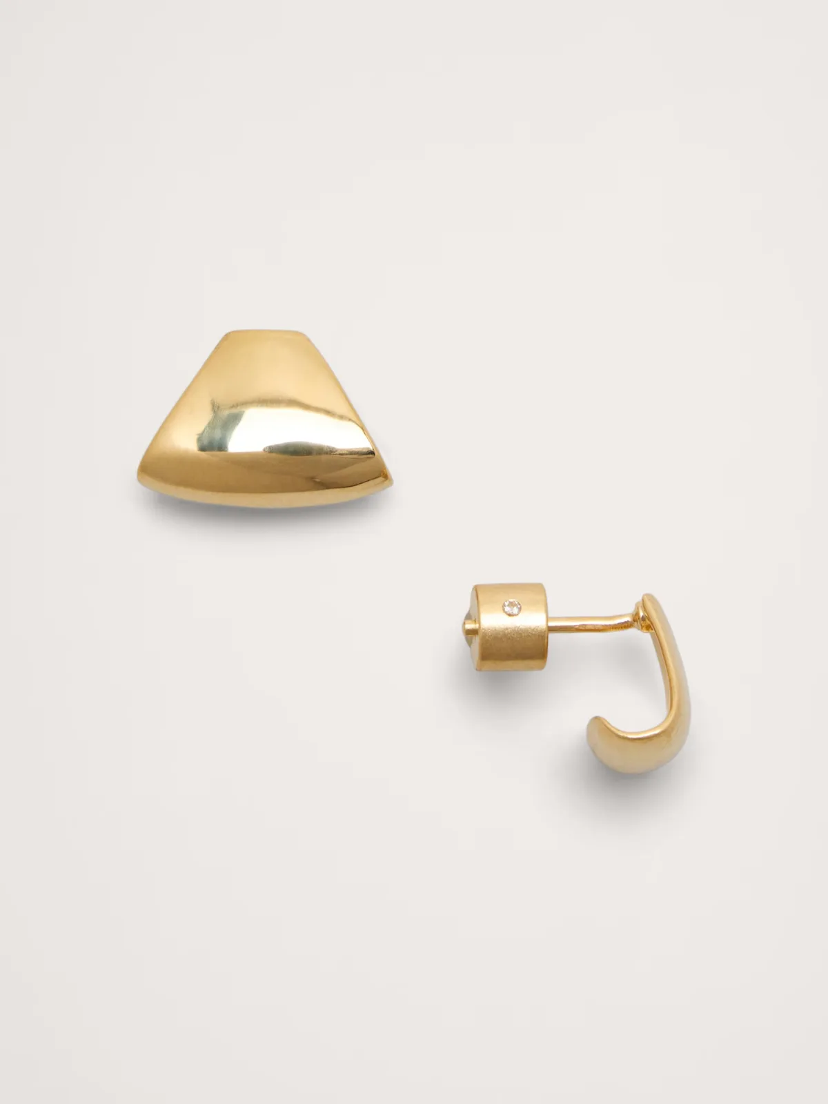 Triangular Half-Hoop Earrings by Banana Republic