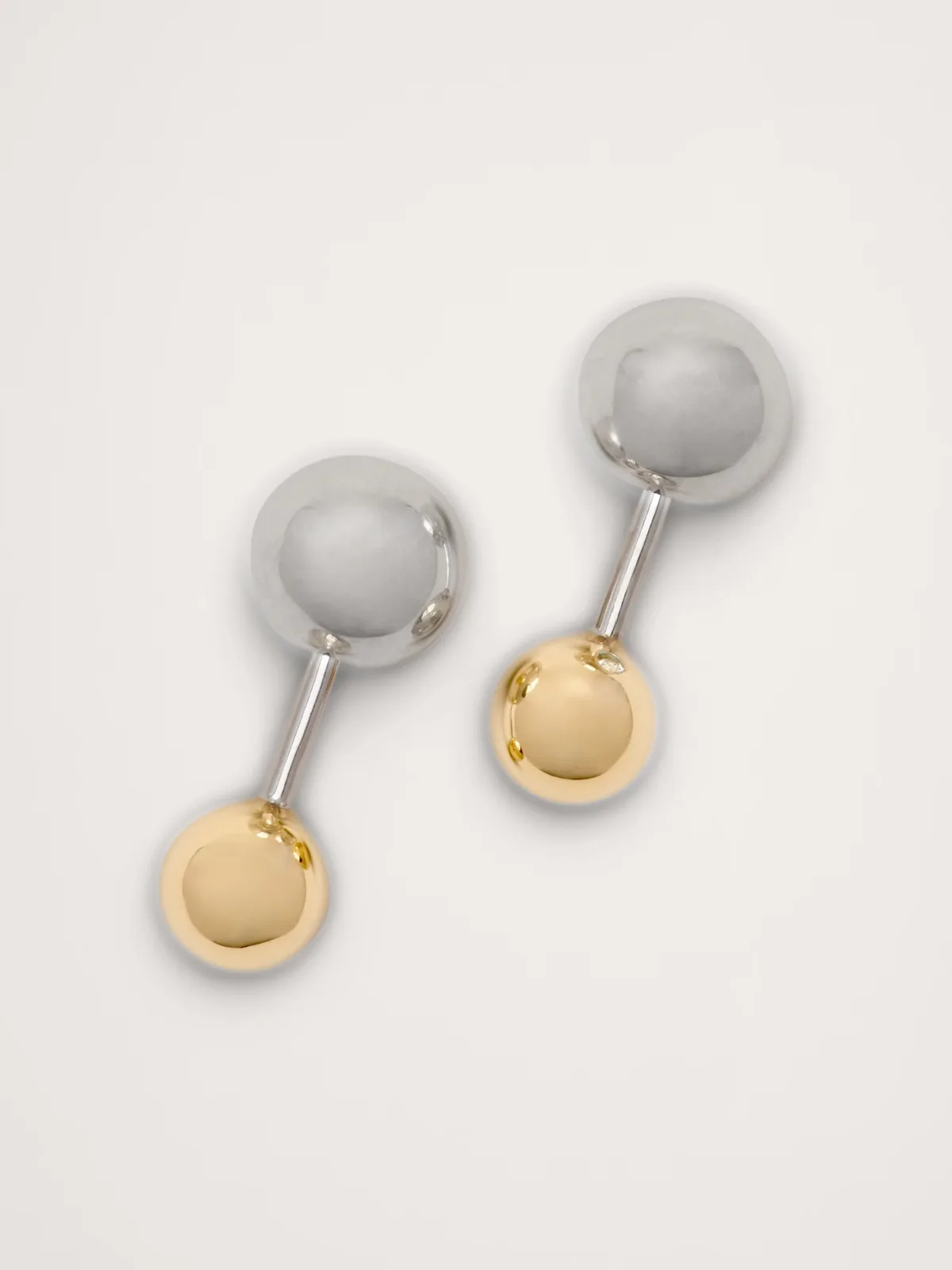 Mixed Metal Stud Earrings by Banana Republic