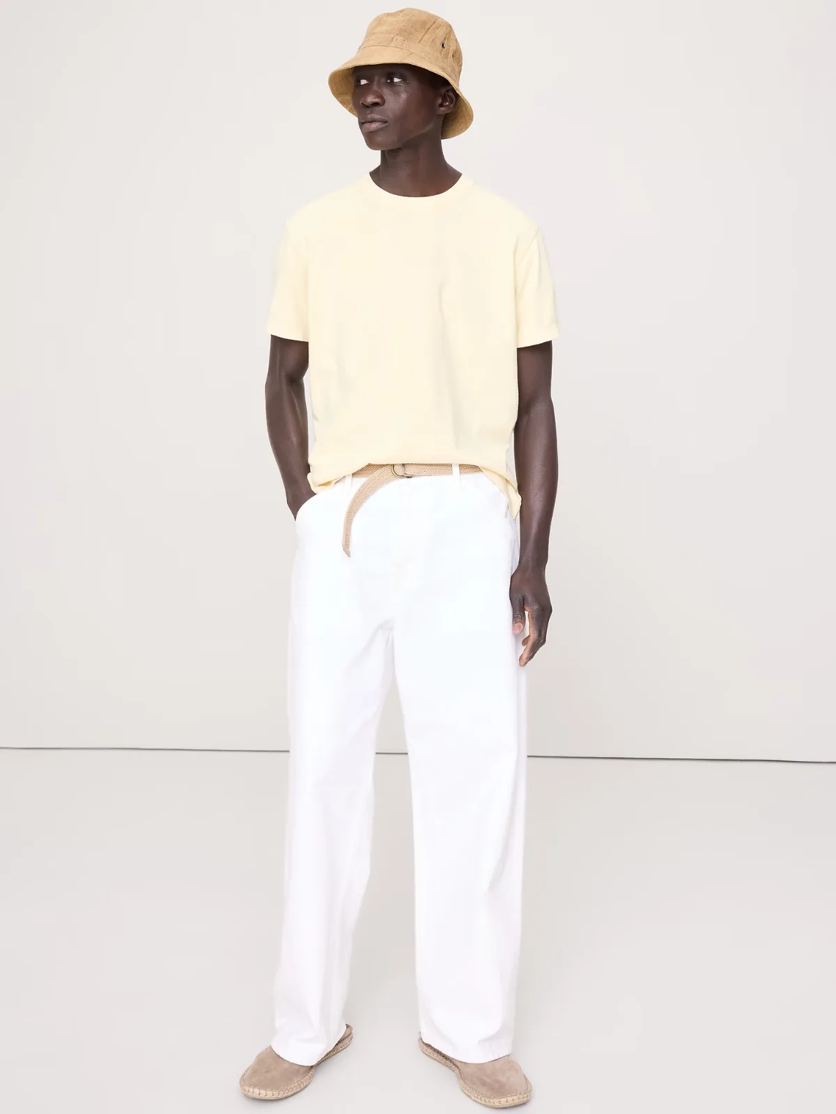 Midweight Cotton Slub Crew-Neck T-Shirt by Banana Republic