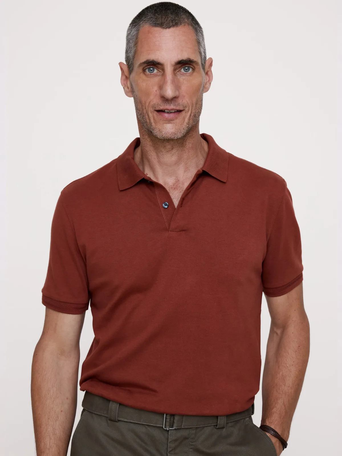 Luxury-Touch Polo Shirt by Banana Republic