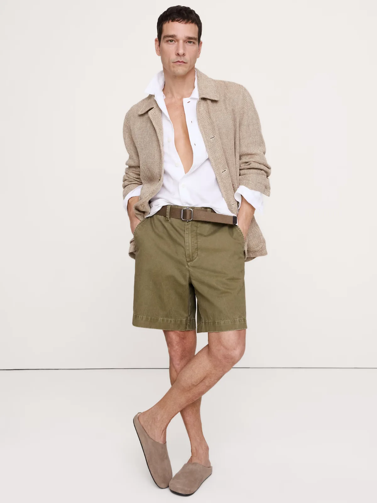 9 Cotton Bermuda Short by Banana Republic