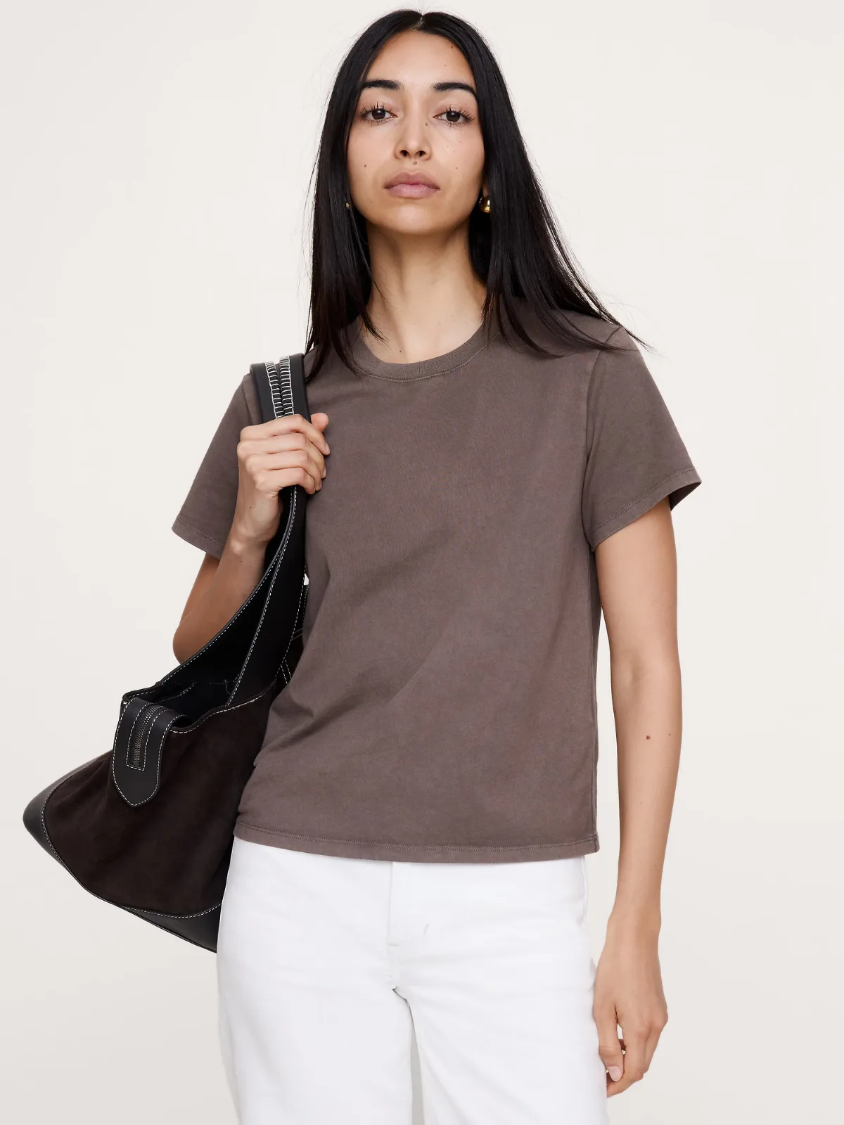 Vintage Cotton Crew-Neck T-Shirt by Banana Republic