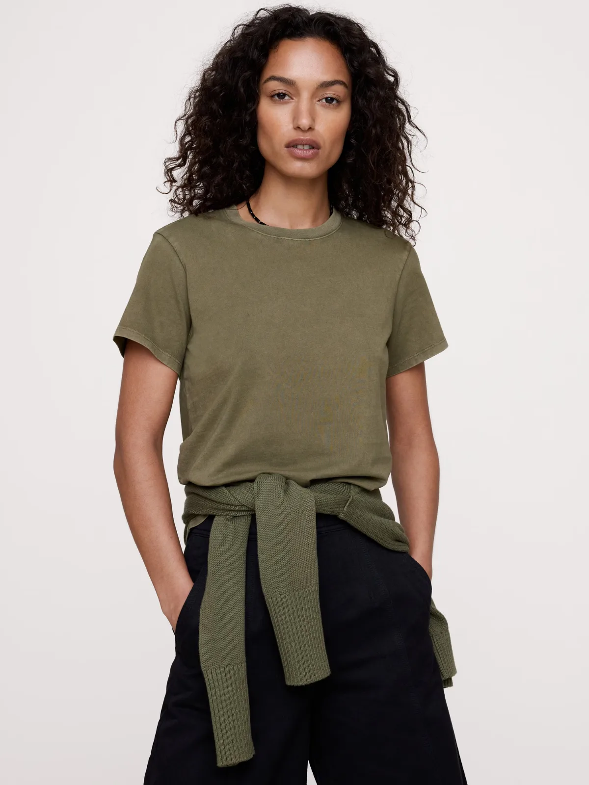 Vintage Cotton Crew-Neck T-Shirt by Banana Republic