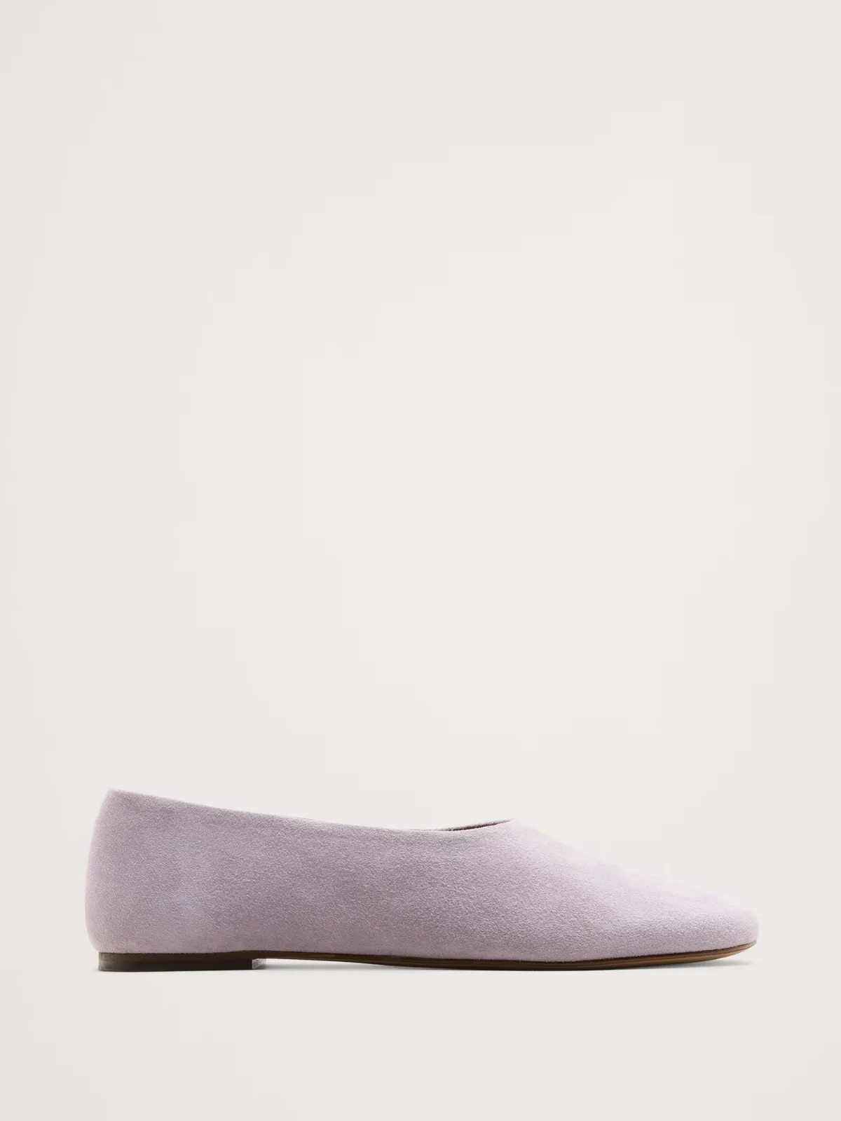 Italian Suede Ballet Flat by Banana Republic