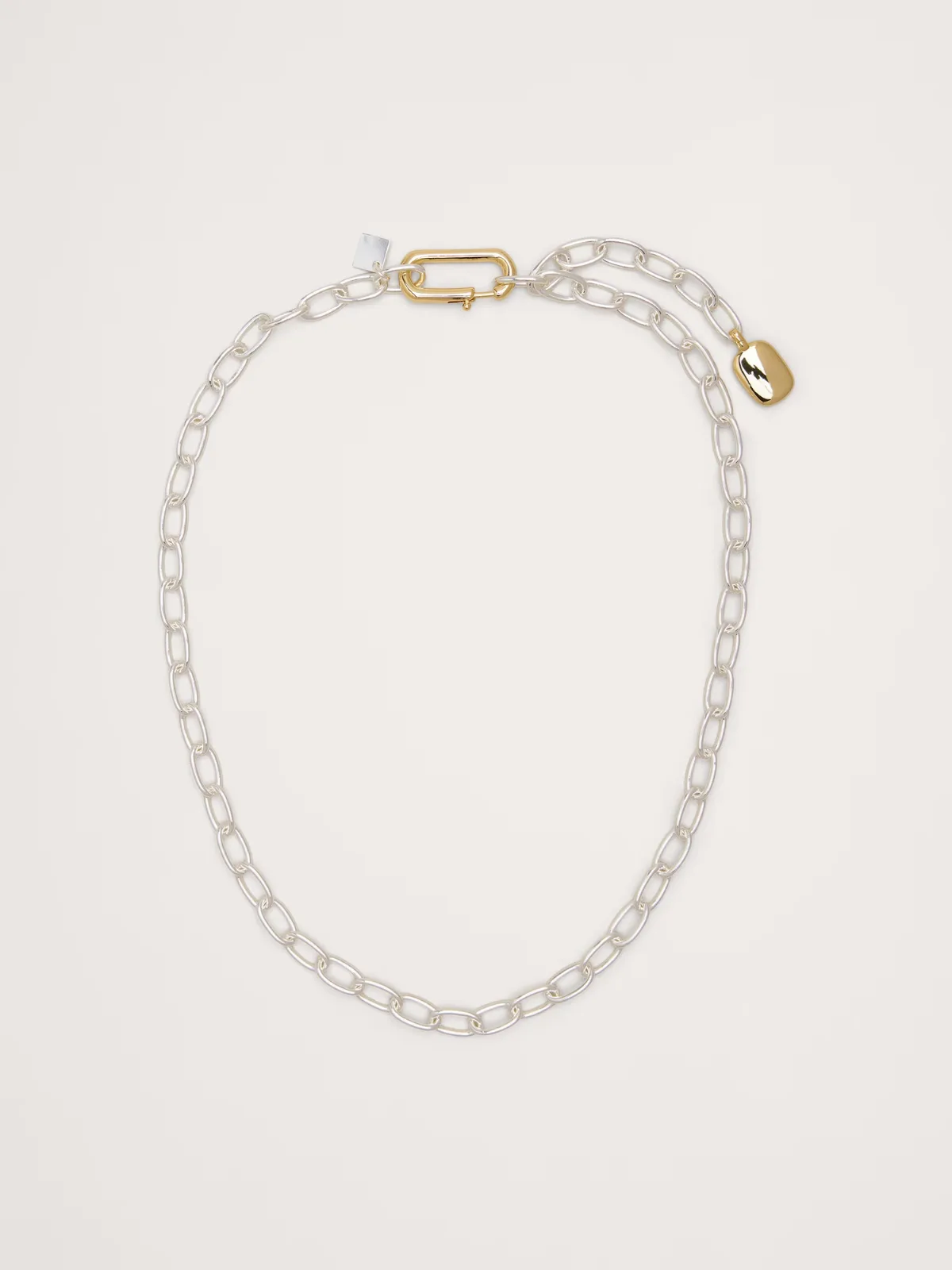 Two-Tone Link Necklace by Banana Republic