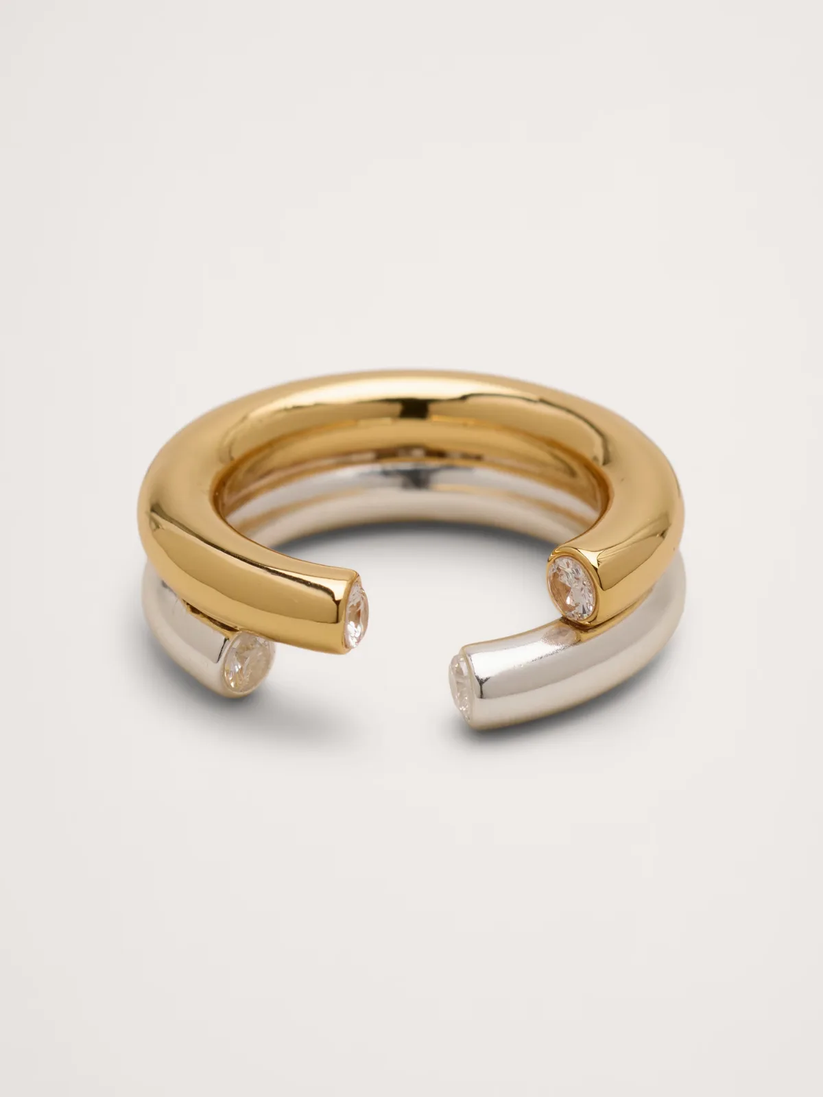 Two-Tone Stacked Opening Ring by Banana Republic