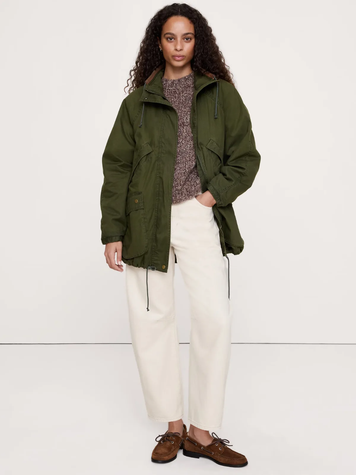 Archive Reissue Cotton Utility Parka by Banana Republic
