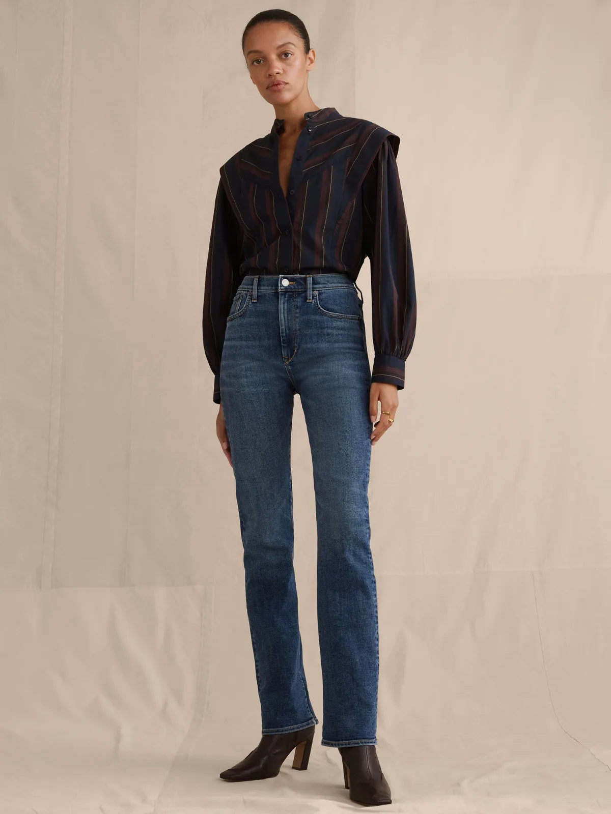 High-Rise Slim-Straight Jean