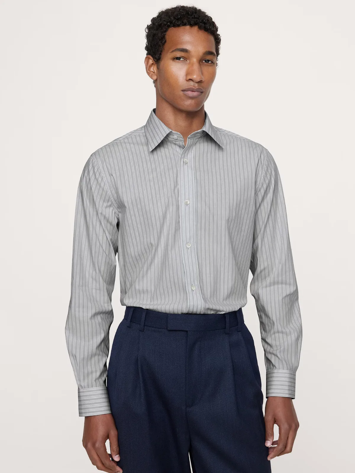 Slim-Fit Wrinkle-Resistant Dress Shirt by Banana Republic