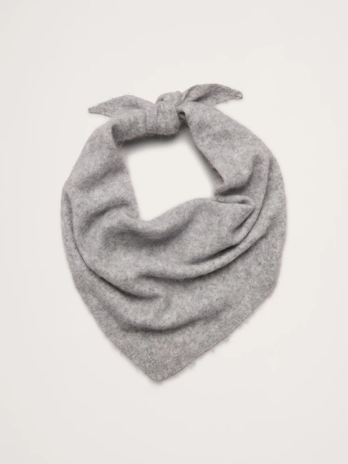 Brushed Wool-Cashmere Triangle Scarf by Banana Republic