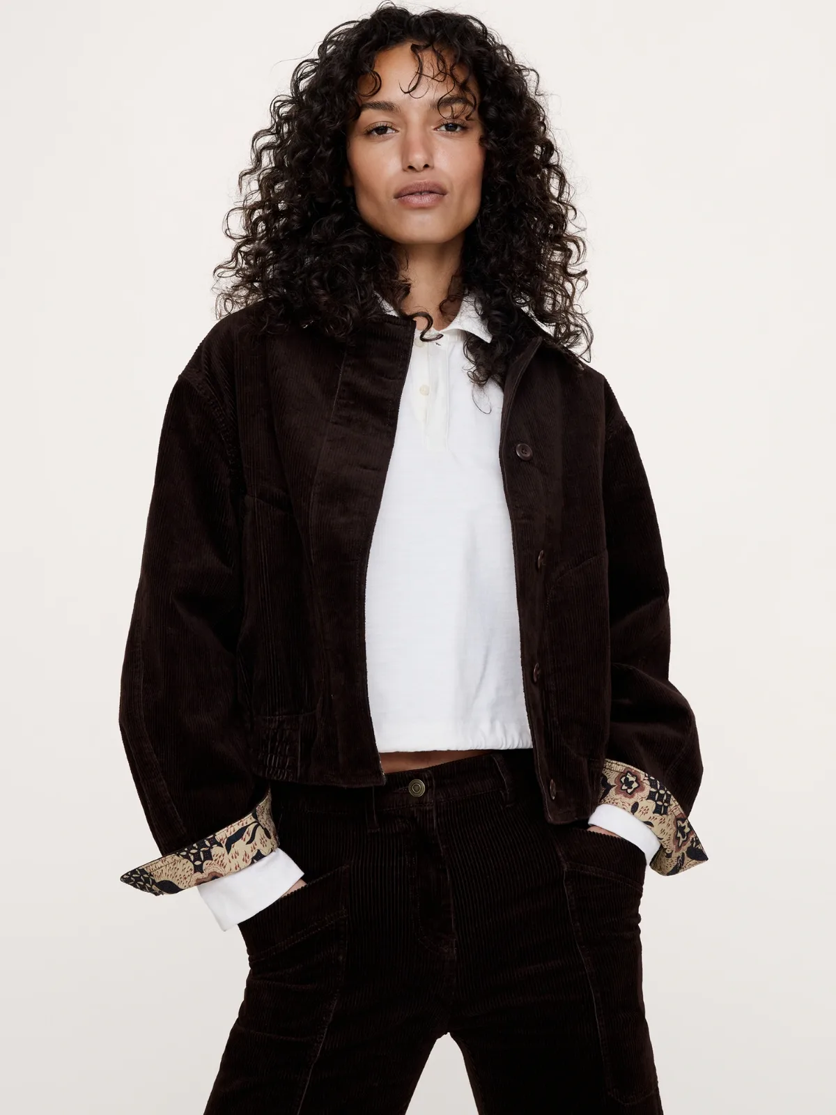 Corduroy Bomber Jacket by Banana Republic