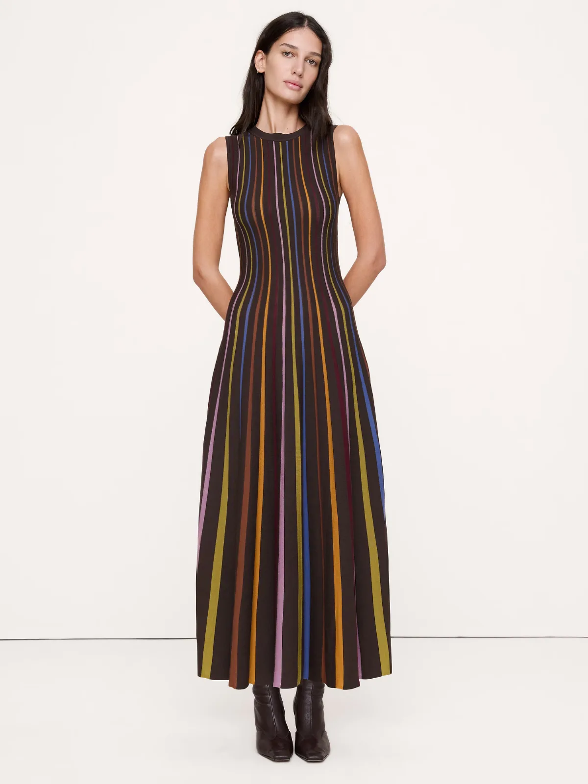 Sculpted Maxi Tank Dress by Banana Republic