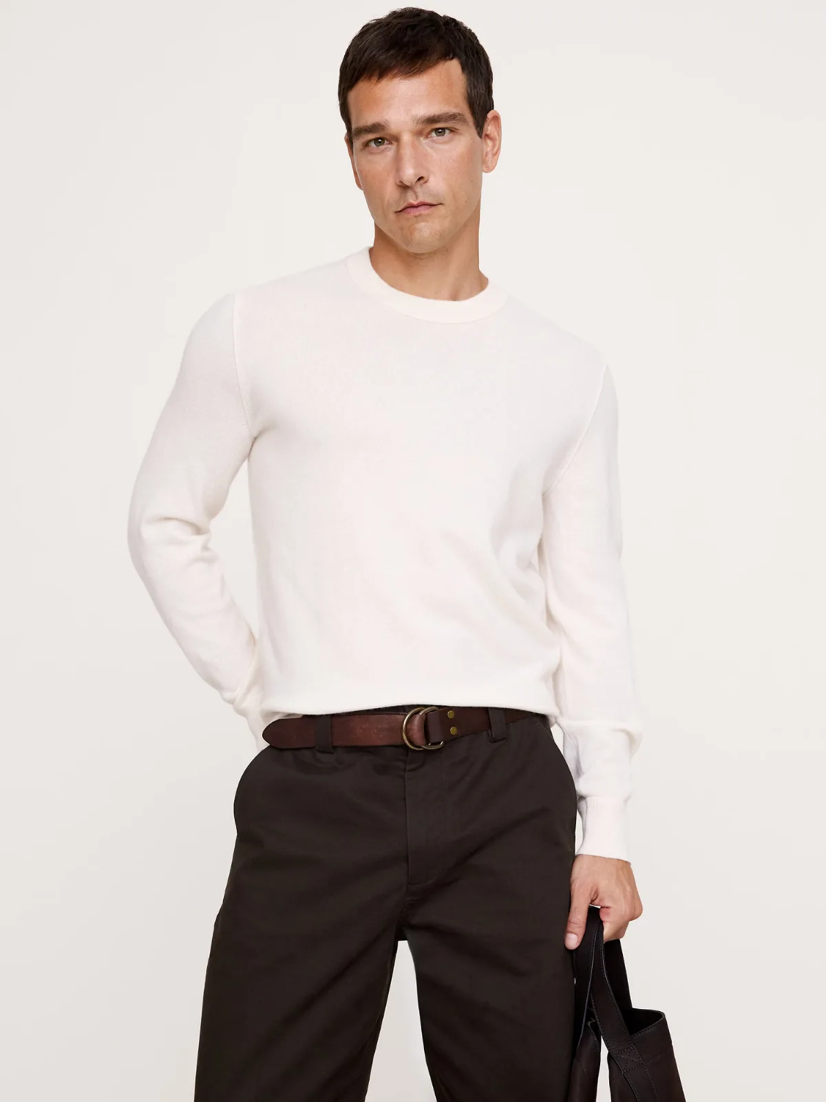 Cashmere Crew-Neck Sweater by Banana Republic