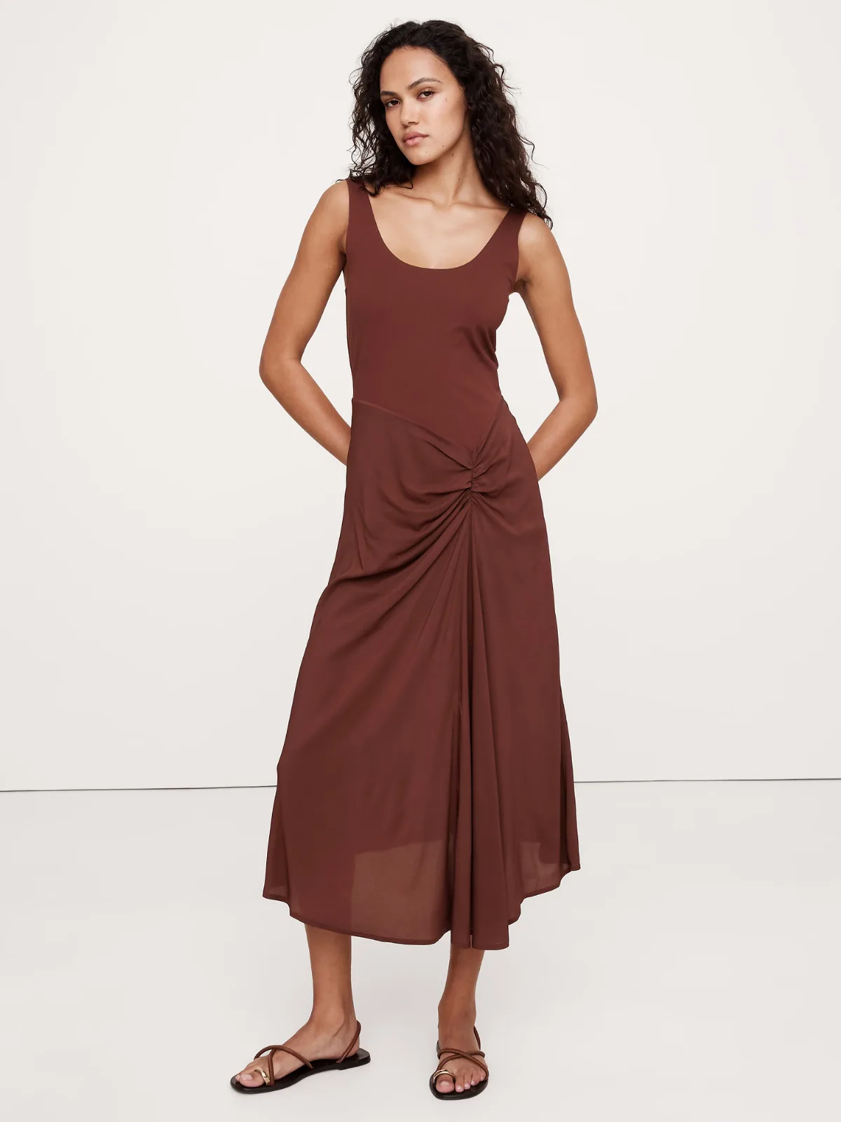 Knit Midi Dress by Banana Republic