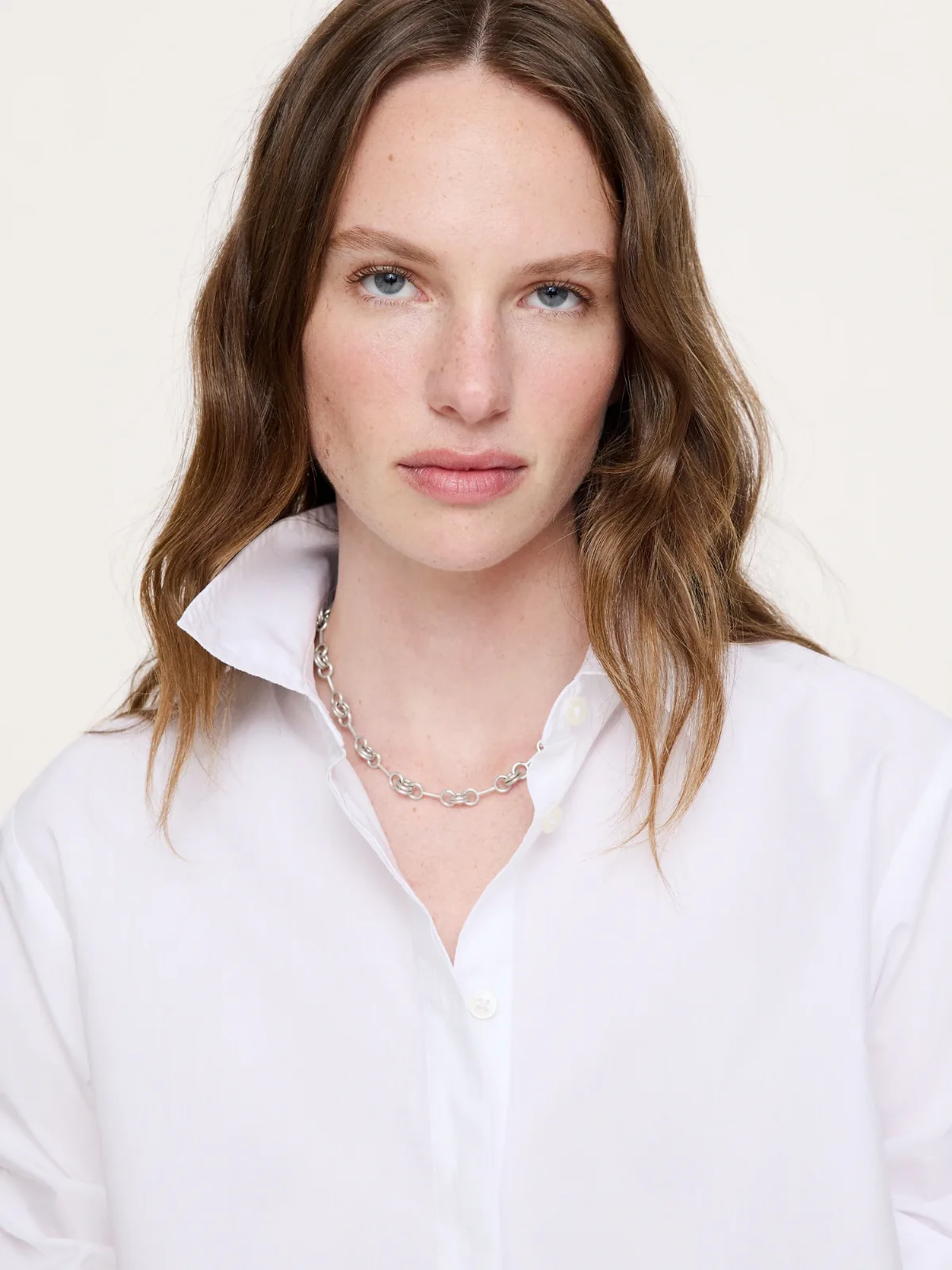 Double Ring Chain Necklace by Banana Republic