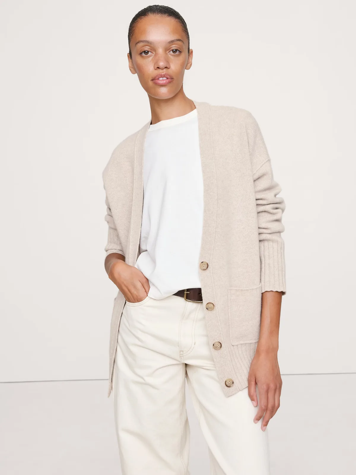 Boyfriend Cashmere Cardigan by Banana Republic