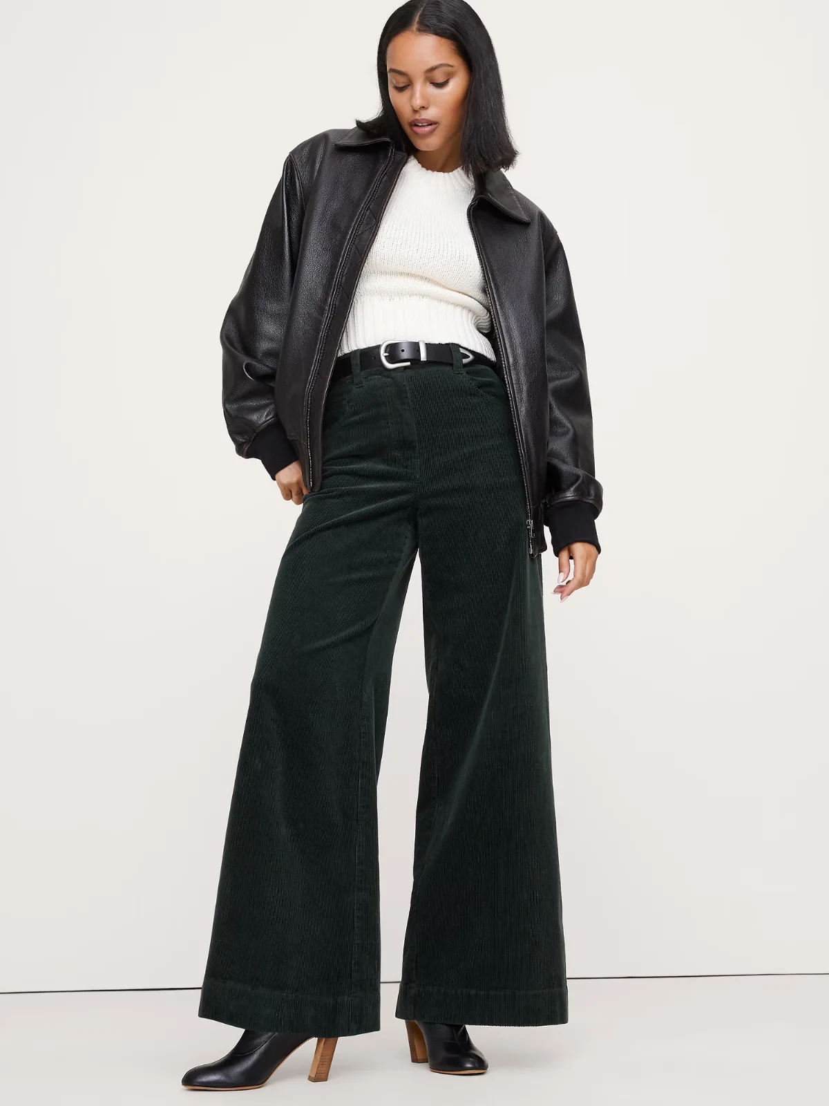 Ultra-High Rise Wide-Leg Corduroy Pant by Banana Republic