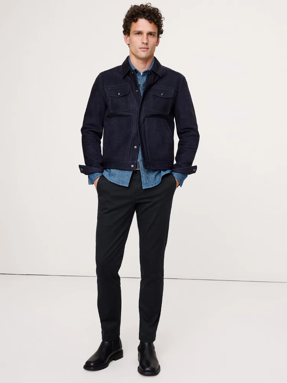 Slim Lived-In Chino Pant by Banana Republic