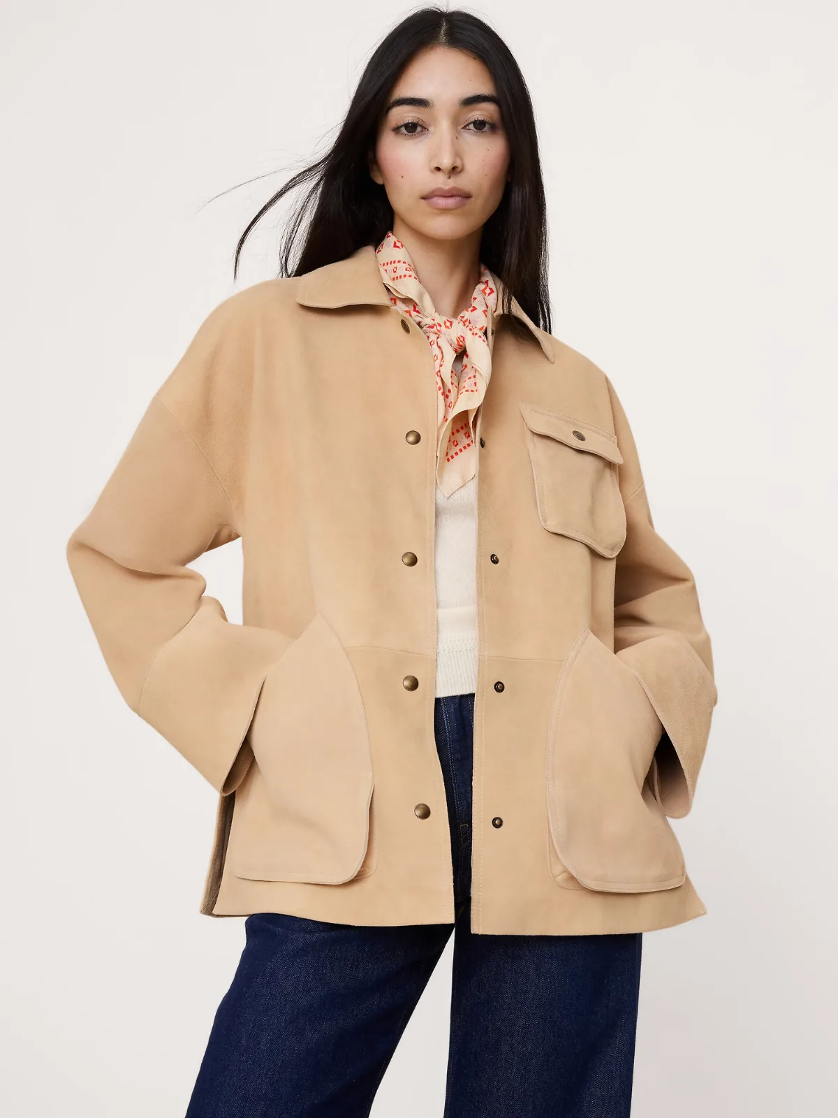 Heritage Suede Jacket by Banana Republic